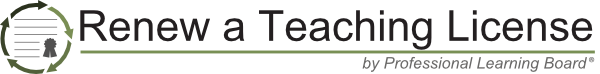 Renew a Teaching License by Professional Learning Board
